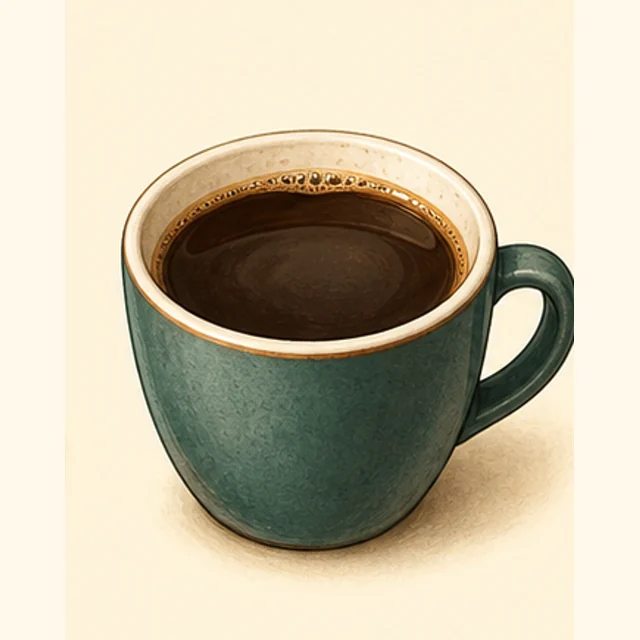 Illustrated americano.