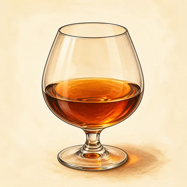 Illustrated brandy.