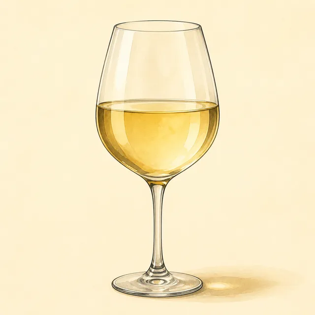 Illustrated chardonnay.
