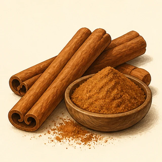 Illustrated cinnamon.