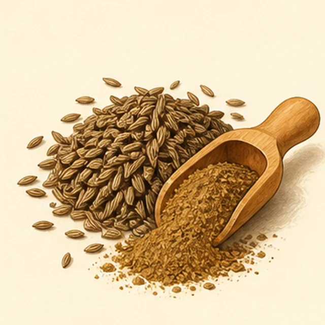 Illustrated cumin.