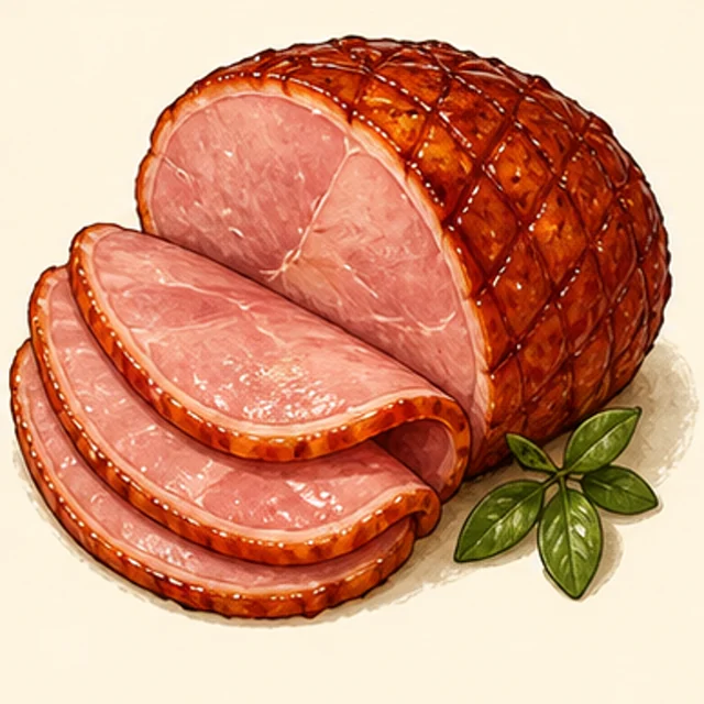 Illustrated ham.