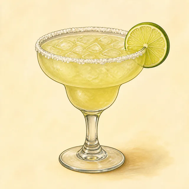 Illustrated margarita.