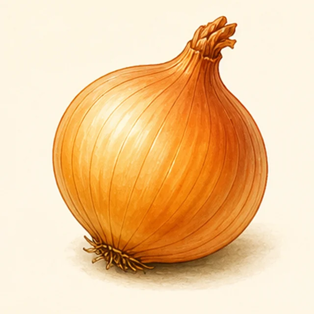 Illustrated onion.