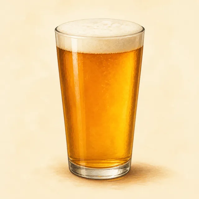 Illustrated pale ale.