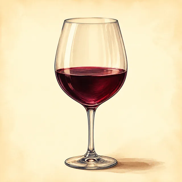 Illustrated pinot noir.