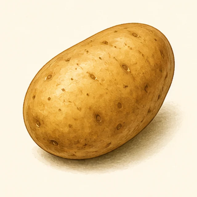 Illustrated potato.